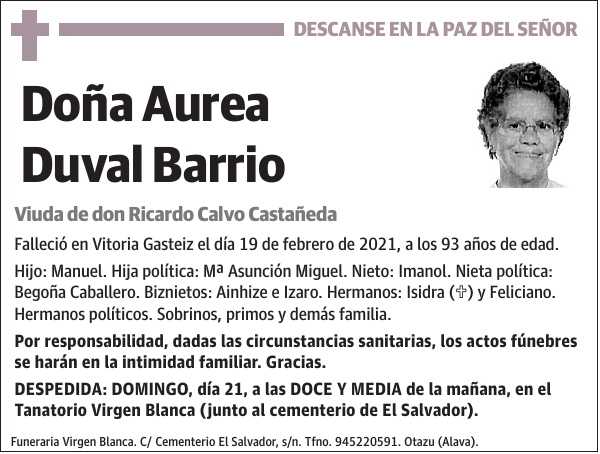 Aurea Duval Barrio