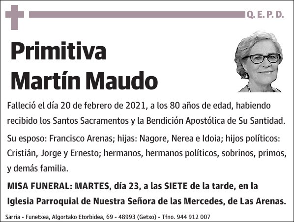 Primitiva Martín Maudo