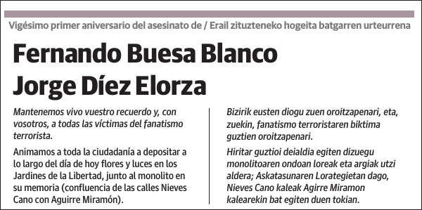 Fernando Buesa Blanco y Jorge Díez Elorza