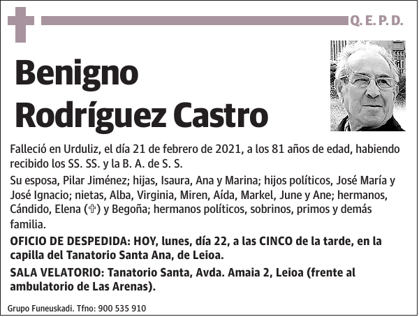 Benigno Rodríguez Castro