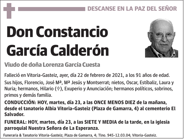 Constancio García Calderón