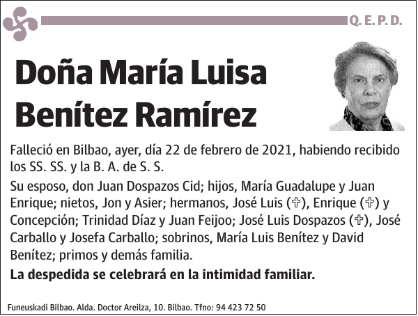 María Luisa Benítez Ramírez