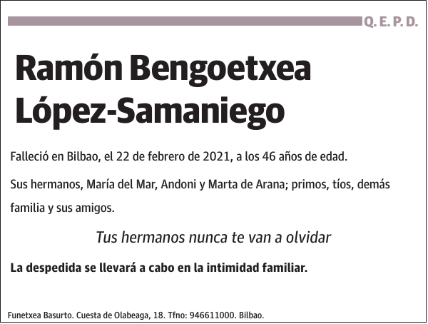 Ramón Bengoetxea López-Samaniego