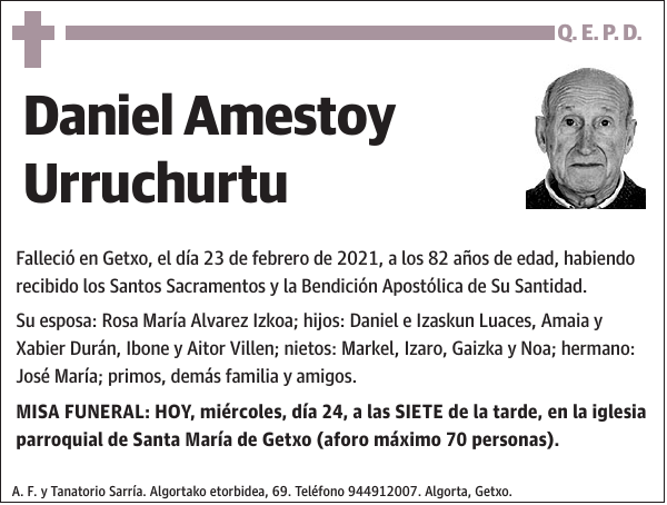 Daniel Amestoy Urruchurtu