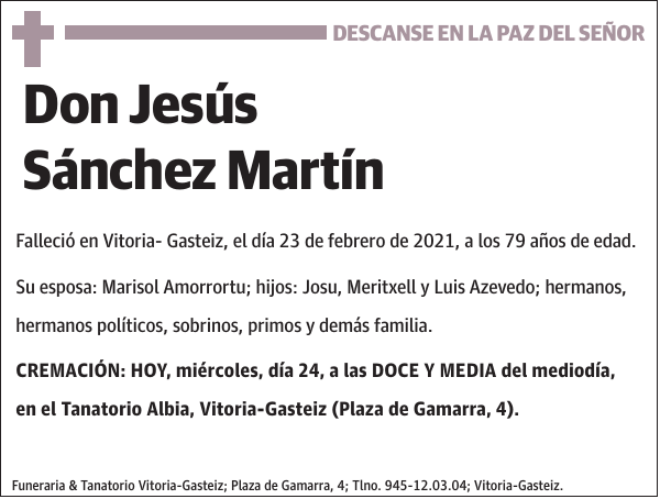 Jesús Sánchez Martín