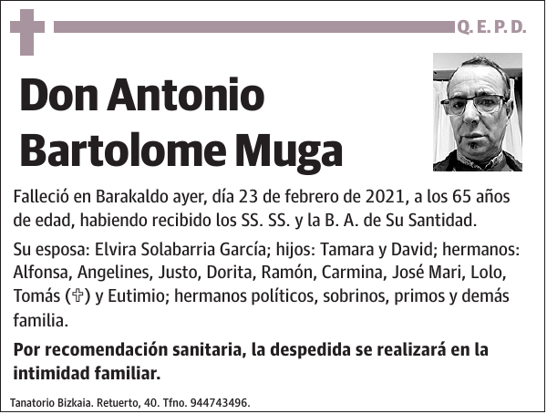 Antonio Bartolome Muga