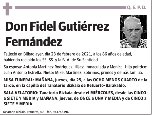 Fidel Gutiérrez Fernández