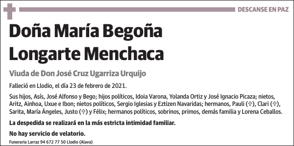 María Begoña Longarte Menchaca