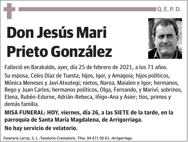 Jesús Mari Prieto González