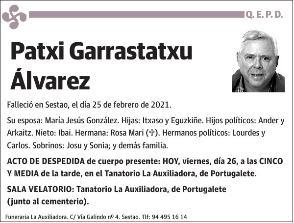 Patxi Garrastatxu Álvarez