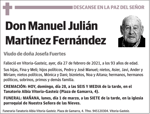 Manuel Julián Martínez Fernández