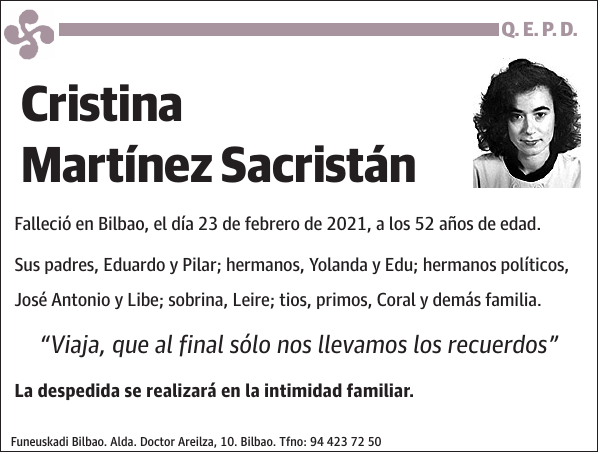 Cristina Martínez Sacristán