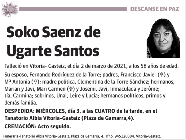 Soko Saenz de Ugarte Santos