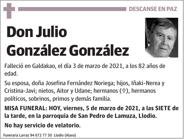 Julio González González