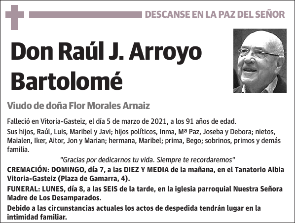 Raúl J. Arroyo Bartolomé