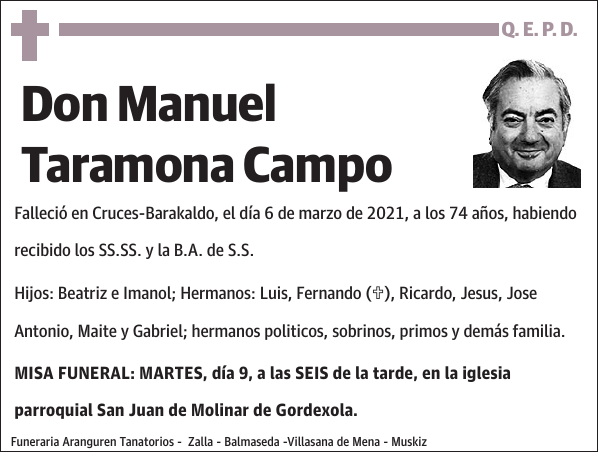 Manuel Taramona Campo