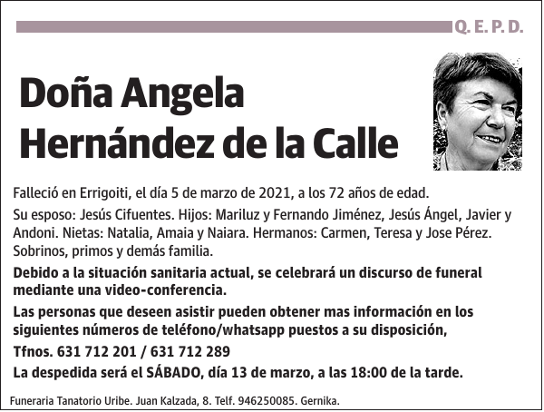 Angela Hernández de la Calle