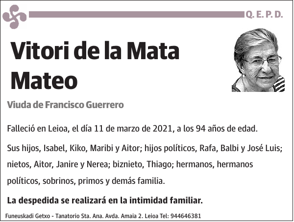 Vitori de la Mata Mateo