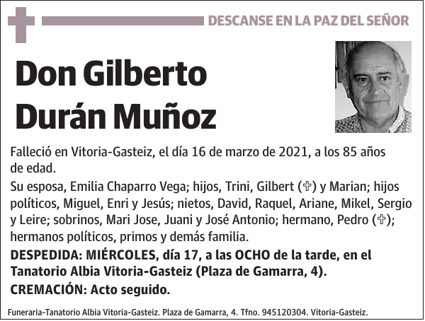 Gilberto Durán Muñoz