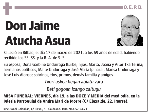 Jaime Atucha Asua