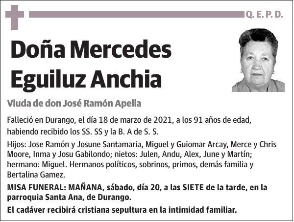 Mercedes Eguiluz Anchia