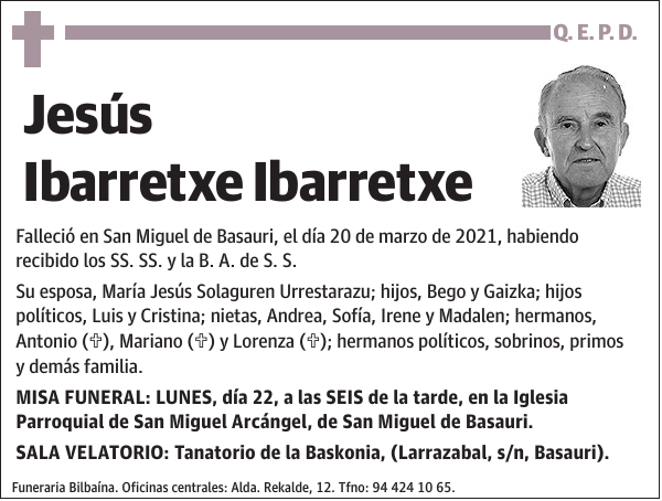 Jesús Ibarretxe Ibarretxe