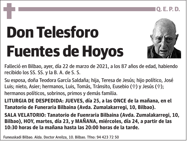 Telesforo Fuentes de Hoyos