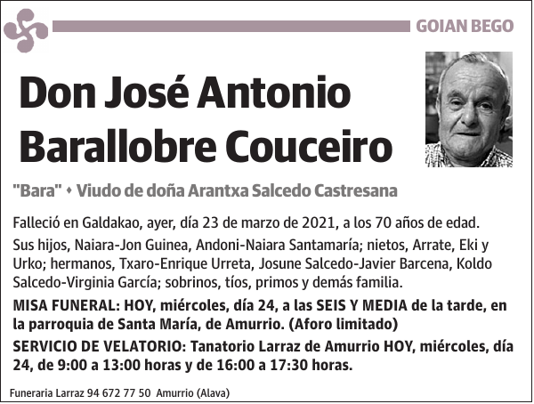 José Antonio Barallobre Couceiro