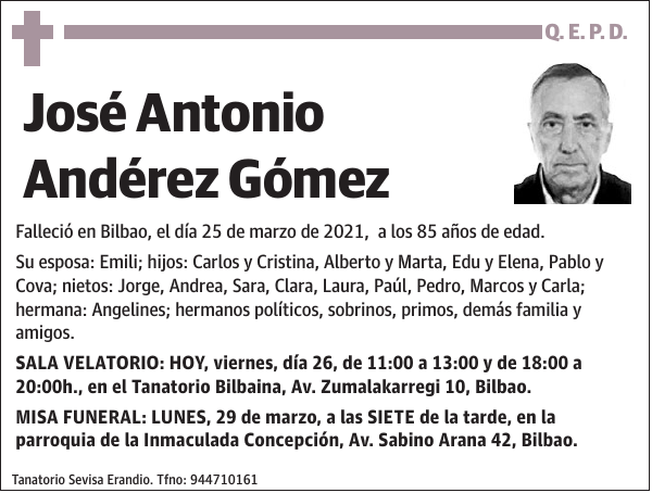 José Antonio Andérez Gómez