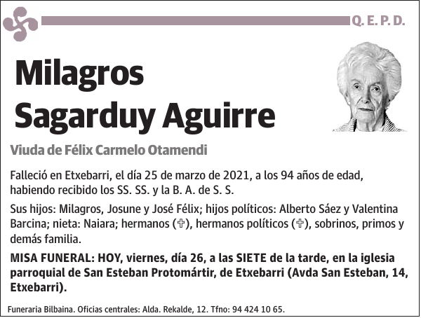 Milagros Sagarduy Aguirre