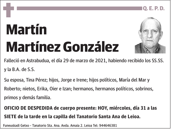 Martín Martínez González