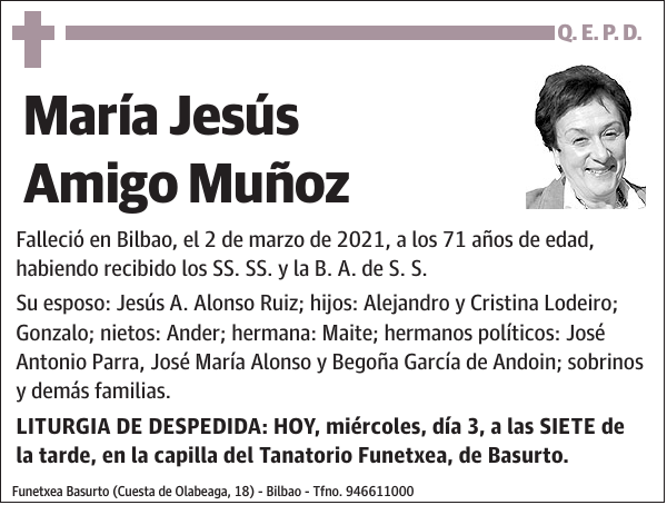 María Jesús Amigo Muñoz