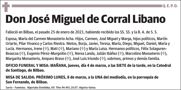 José Miguel de Corral Libano