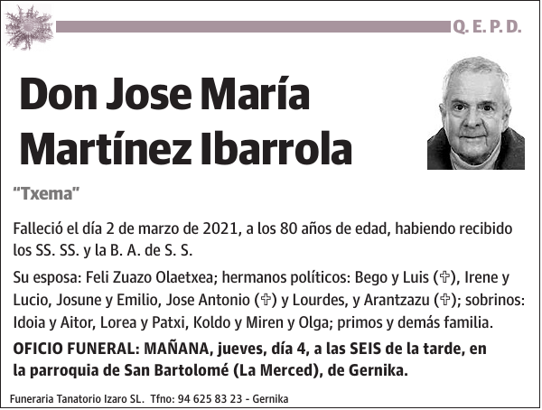 Jose María Martínez Ibarrola