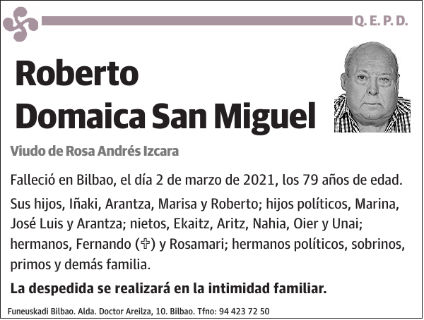 Roberto Domaica San Miguel