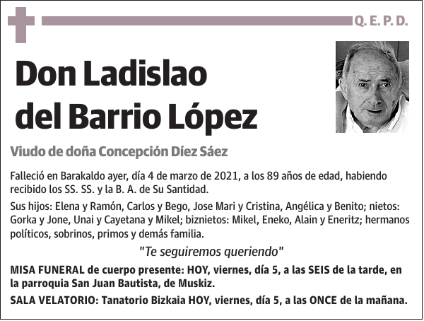 Ladislao del Barrio López