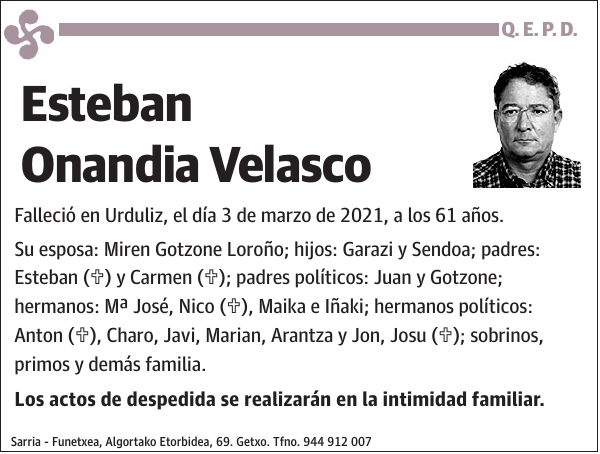 Esteban Onandia Velasco