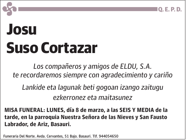 Josu Suso Cortazar