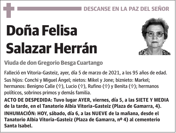 Felisa Salazar Herrán