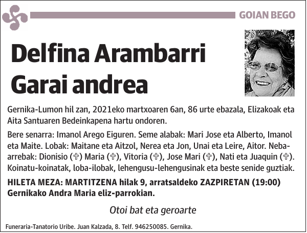 Delfina Arambarri Garai