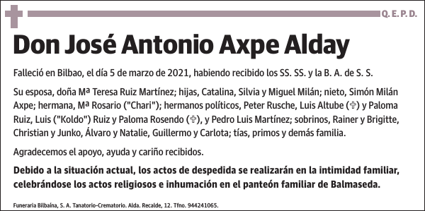 José Antonio Axpe Alday