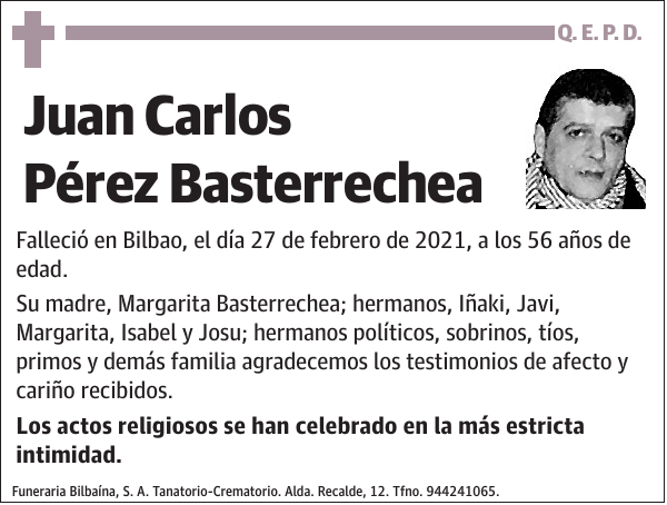 Juan Carlos Pérez Basterrechea