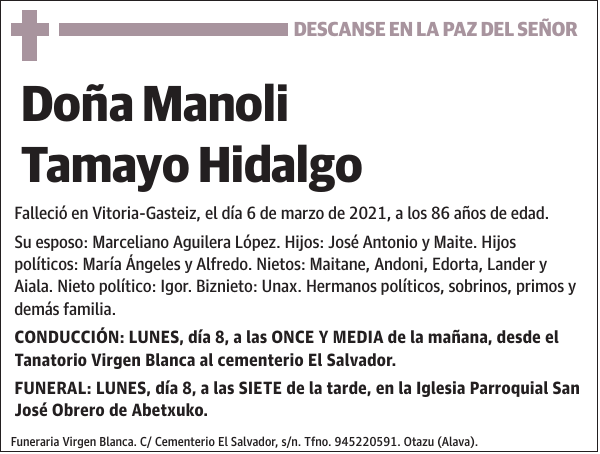 Manoli Tamayo Hidalgo