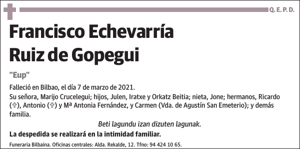 Francisco Echevarría Ruiz de Gopegui