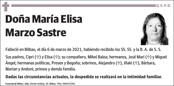 María Elisa Marzo Sastre