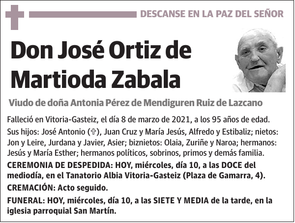 José Ortiz de Martioda Zabala