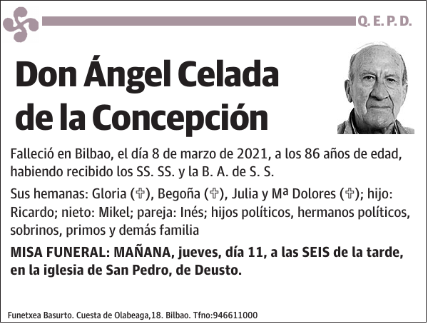 Ángel Celada de la Concepción