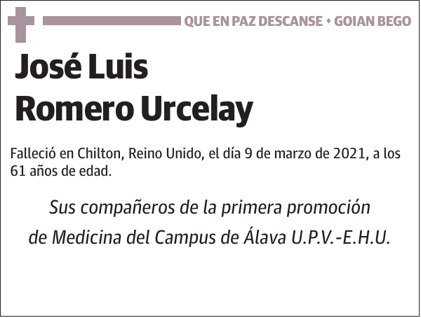 José Luis Romero Urcelay