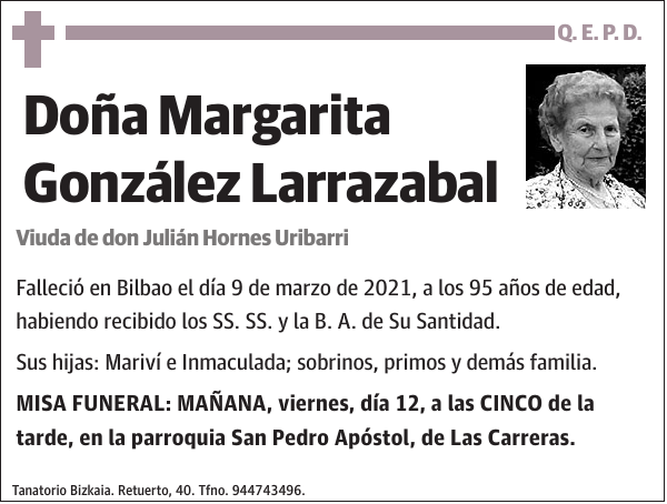 Margarita González Larrazabal