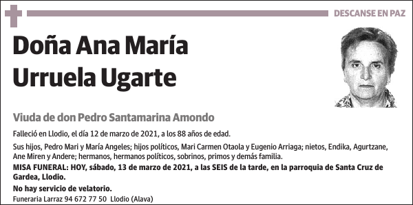 Ana María Urruela Ugarte